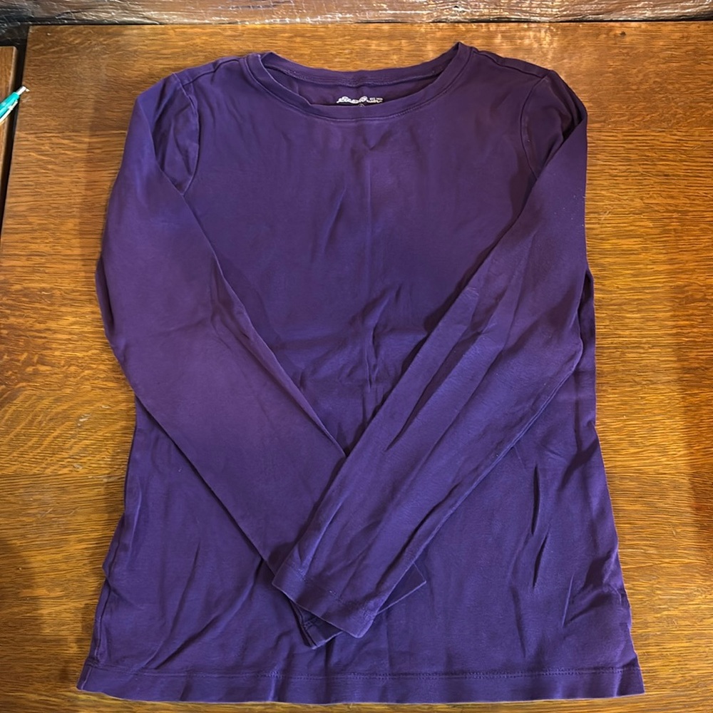 Eddie Bauer purple long sleeve